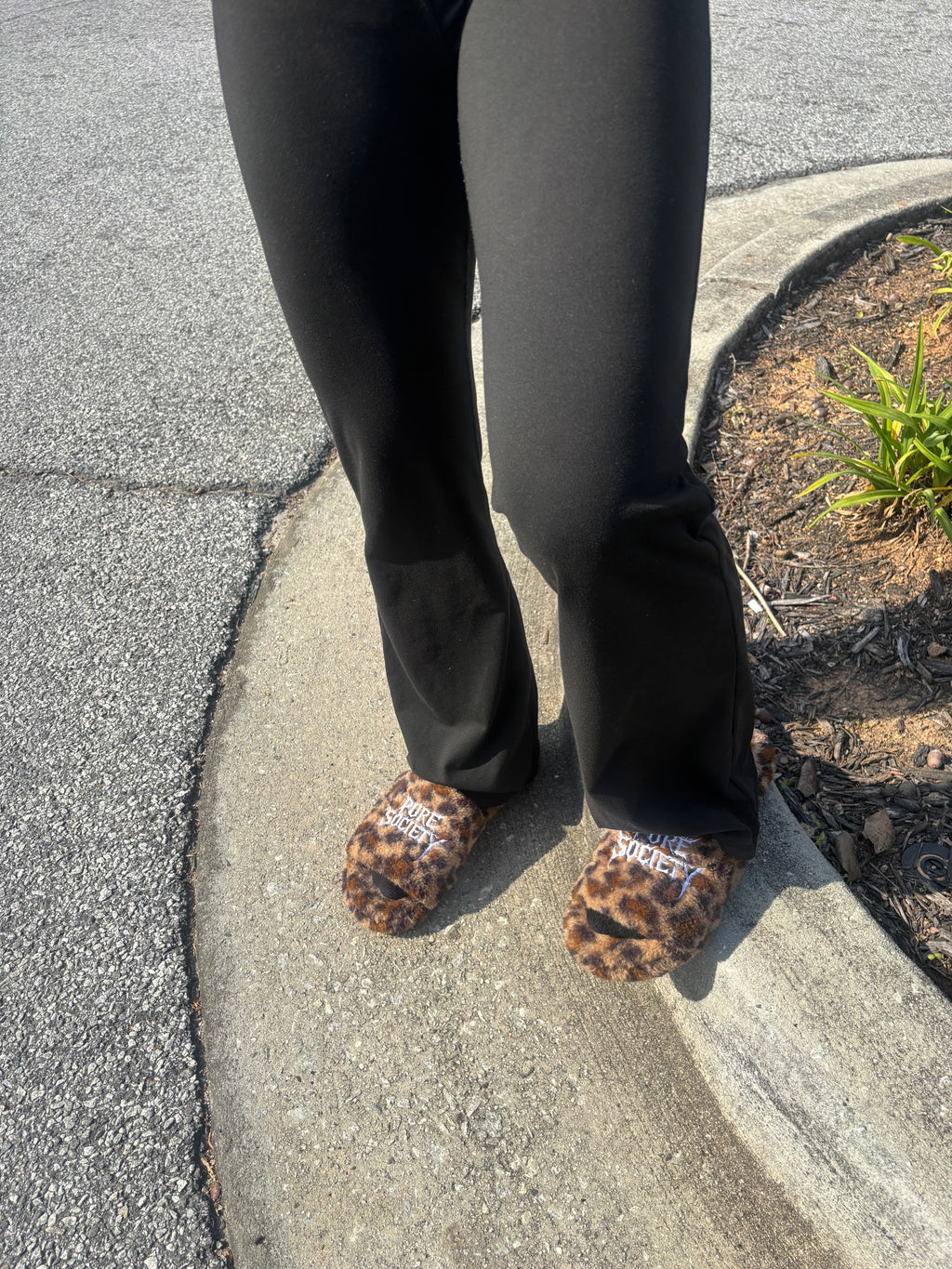 Pure Society Fur Slides (pre-order)