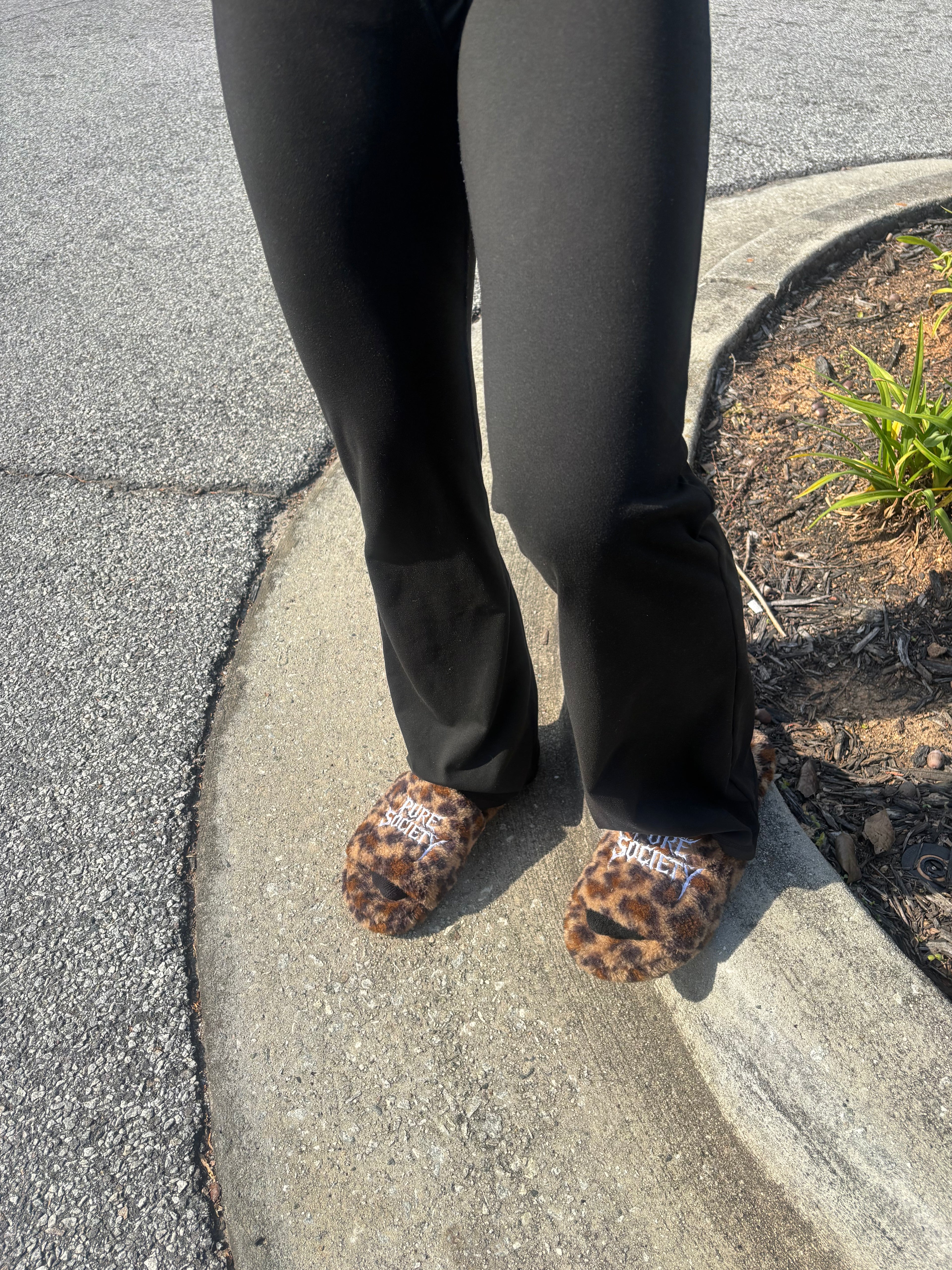 Pure Society Fur Slides (pre-order)