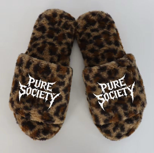 Pure Society Fur Slides (pre-order)